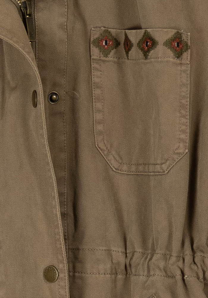 Parka Beige - Taille XS/34 de la marque Sud express | PARAD107510 - Vendu par Paradigme - Image 3
