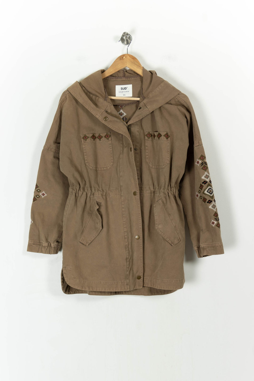 Parka Beige - Taille XS/34 de la marque Sud express | PARAD107510 - Vendu par Paradigme - Image 2