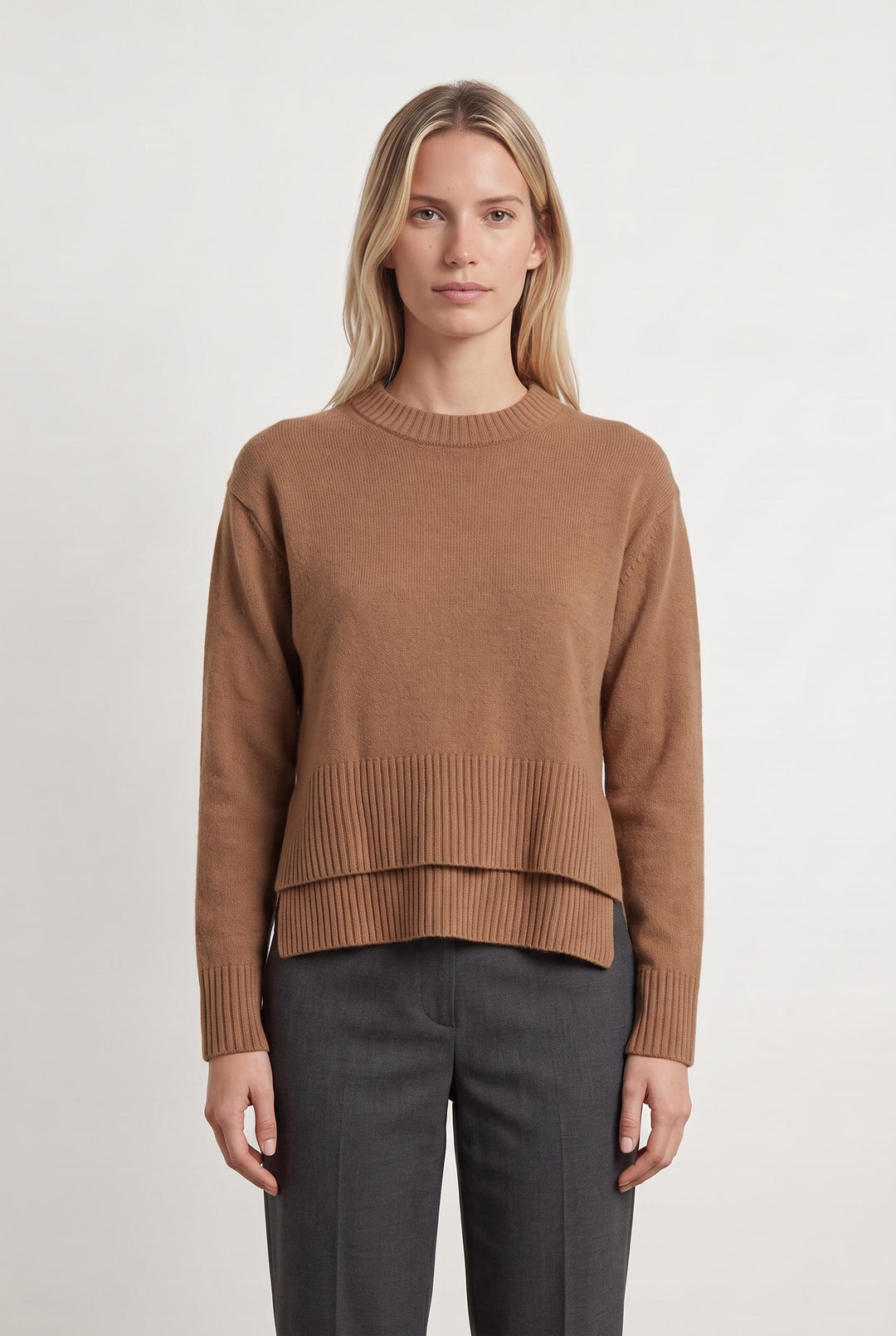Pull Marron - Taille S/36 de la marque Tara Jarmon | PARAD107512 - Vendu par Paradigme - Image 1