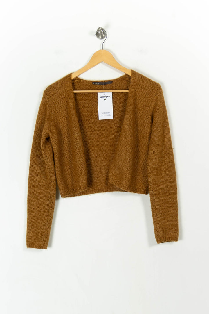 Gilet Court Marron - Taille S/36 de la marque Ekyog | PARAD107515 - Vendu par Paradigme - Image 2