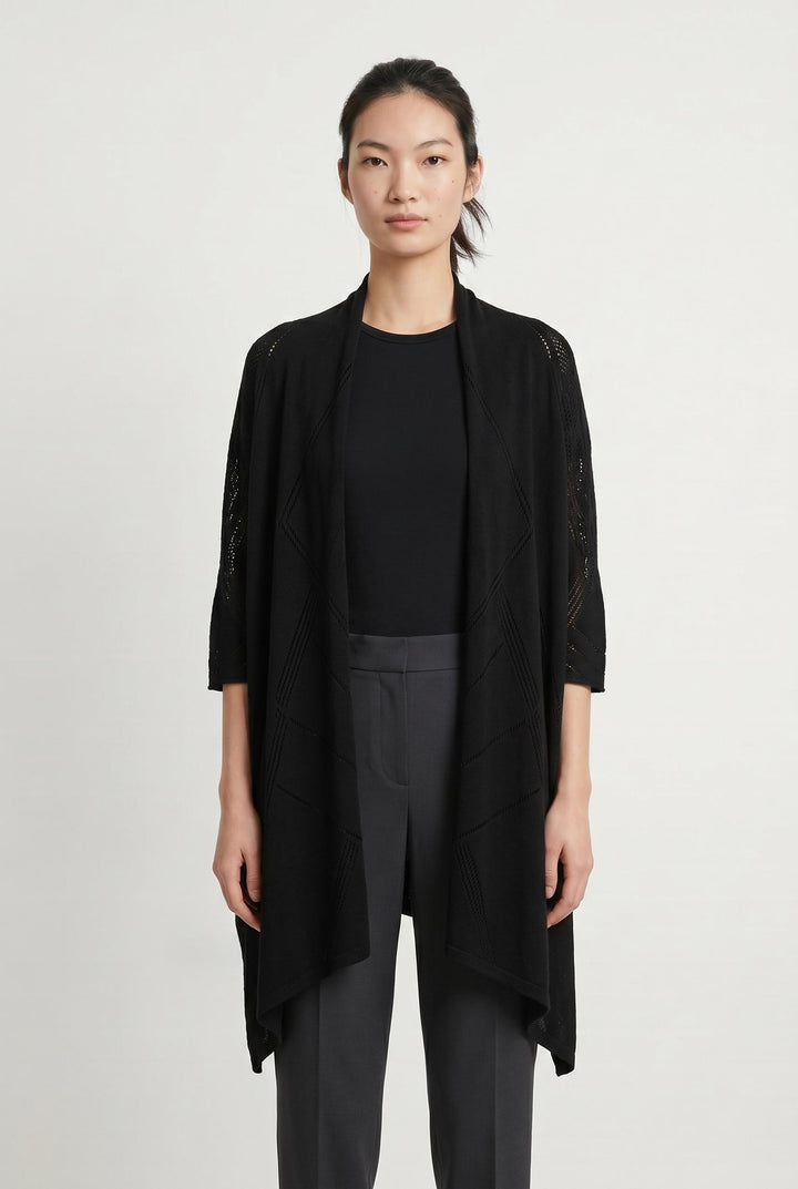 Cardigan Noir - Taille S/36 de la marque Comptoir des Cotonniers | PARAD107517 - Vendu par Paradigme - Image 1