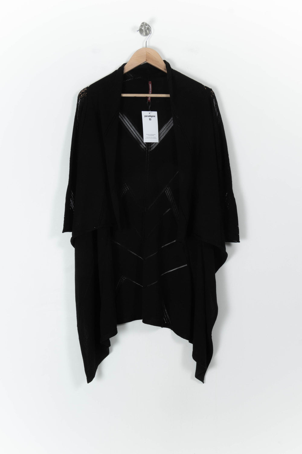 Cardigan Noir - Taille S/36 de la marque Comptoir des Cotonniers | PARAD107517 - Vendu par Paradigme - Image 2