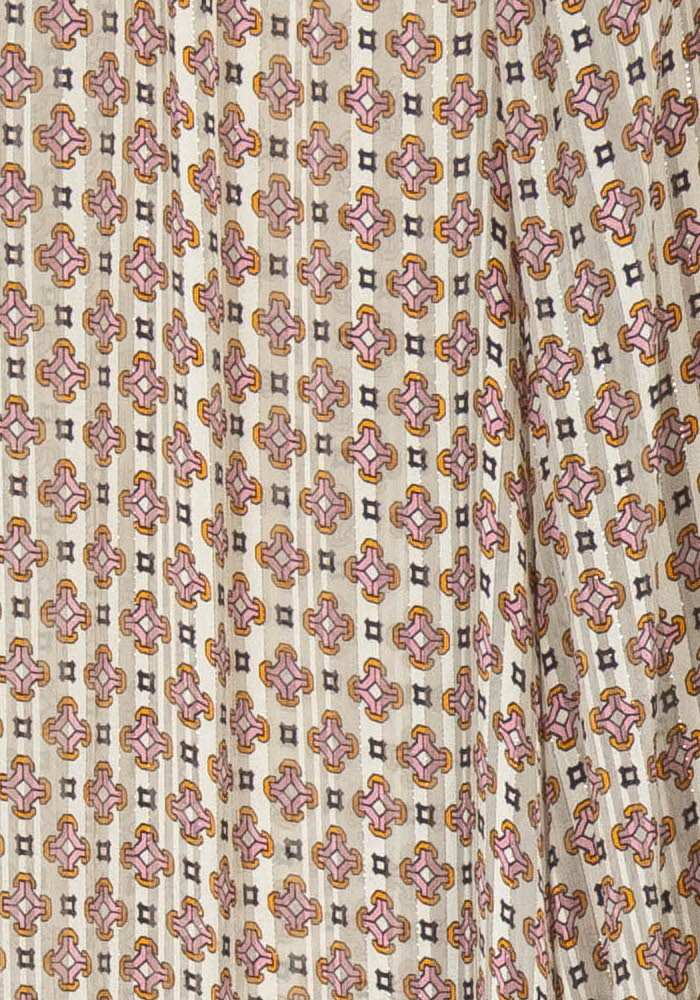 Blouse Rose et Beige - Taille S/36 de la marque Maje | PARAD107519 - Vendu par Paradigme - Image 3