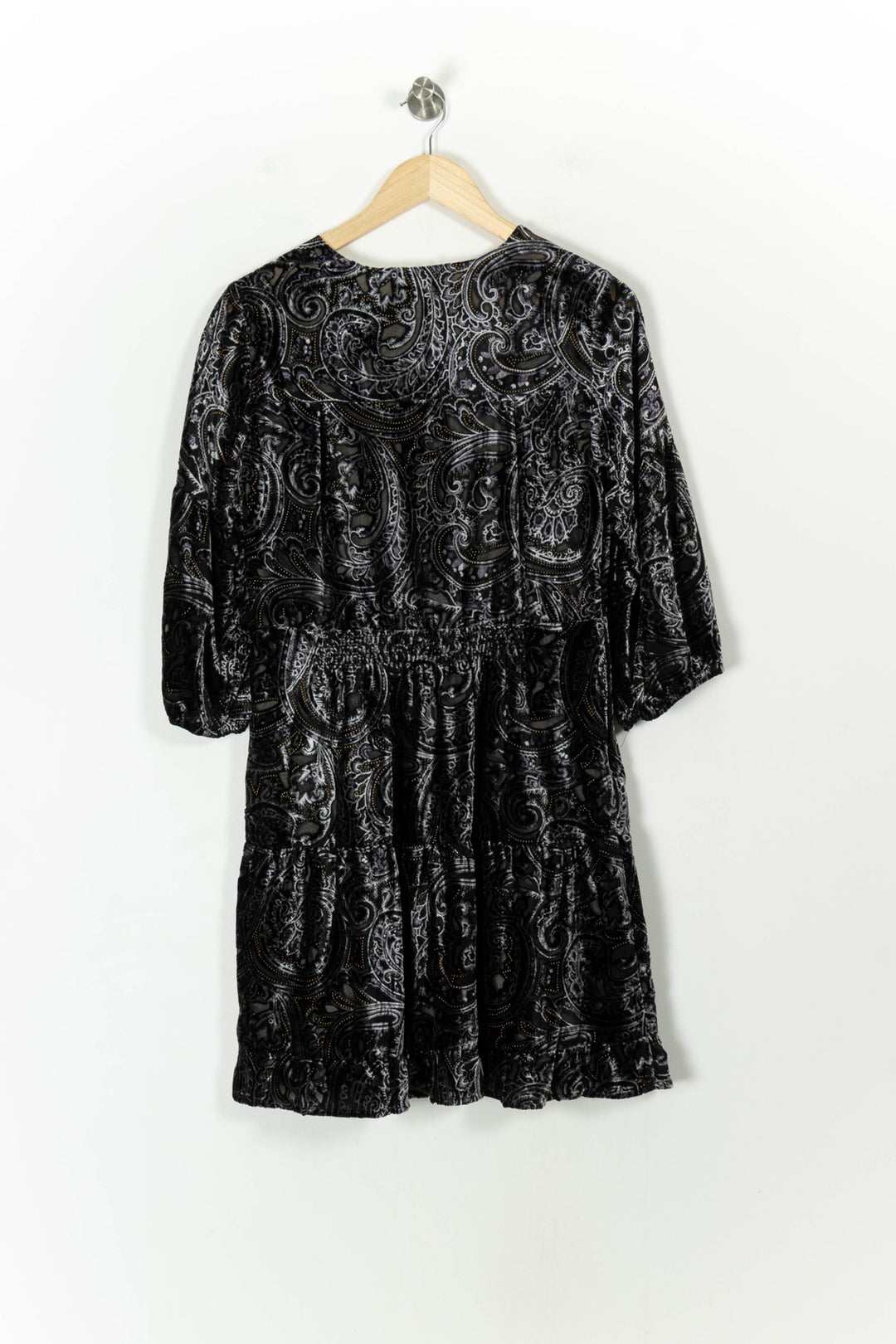 Robe Midi Noire - Taille M/38 de la marque Derhy | PARAD107523 - Vendu par Paradigme - Image 4