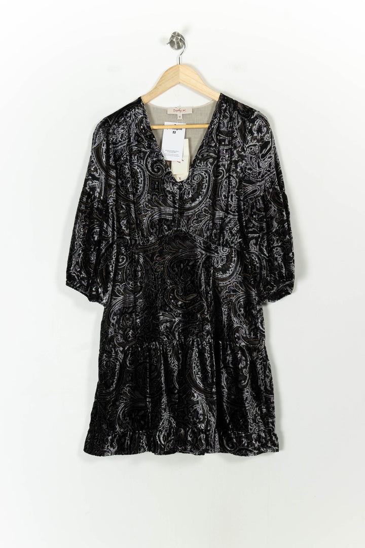Robe Midi Noire - Taille M/38 de la marque Derhy | PARAD107523 - Vendu par Paradigme - Image 2