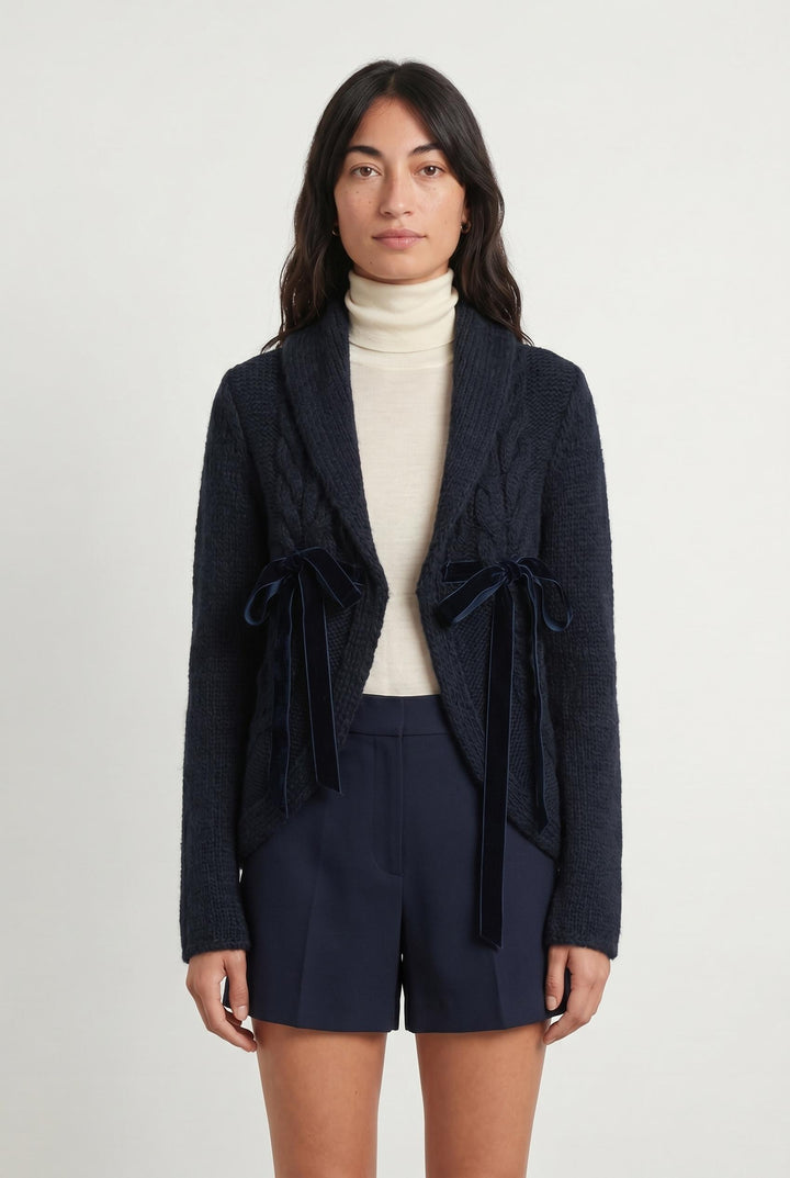 Cardigan Bleu - Taille M/38 de la marque Indies | PARAD107526 - Vendu par Paradigme - Image 1