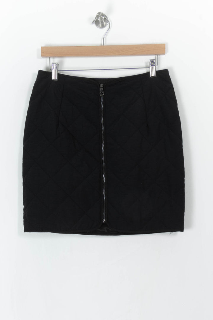 Jupe Matelassée Noire - Taille L/40 de la marque ba&sh | PARAD107527 - Vendu par Paradigme - Image 2