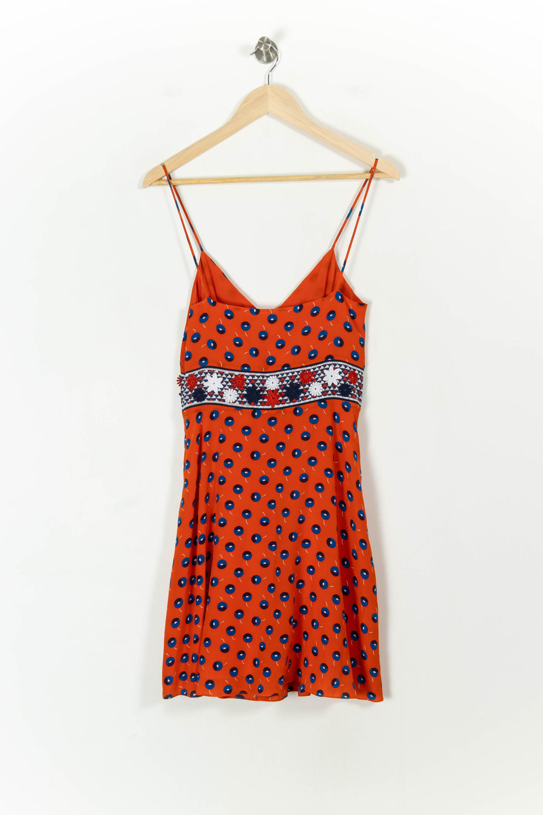 Robe Patineuse Rouge et Bleu - Taille S/36 de la marque Vanessa Bruno | PARAD107533 - Vendu par Paradigme - Image 4