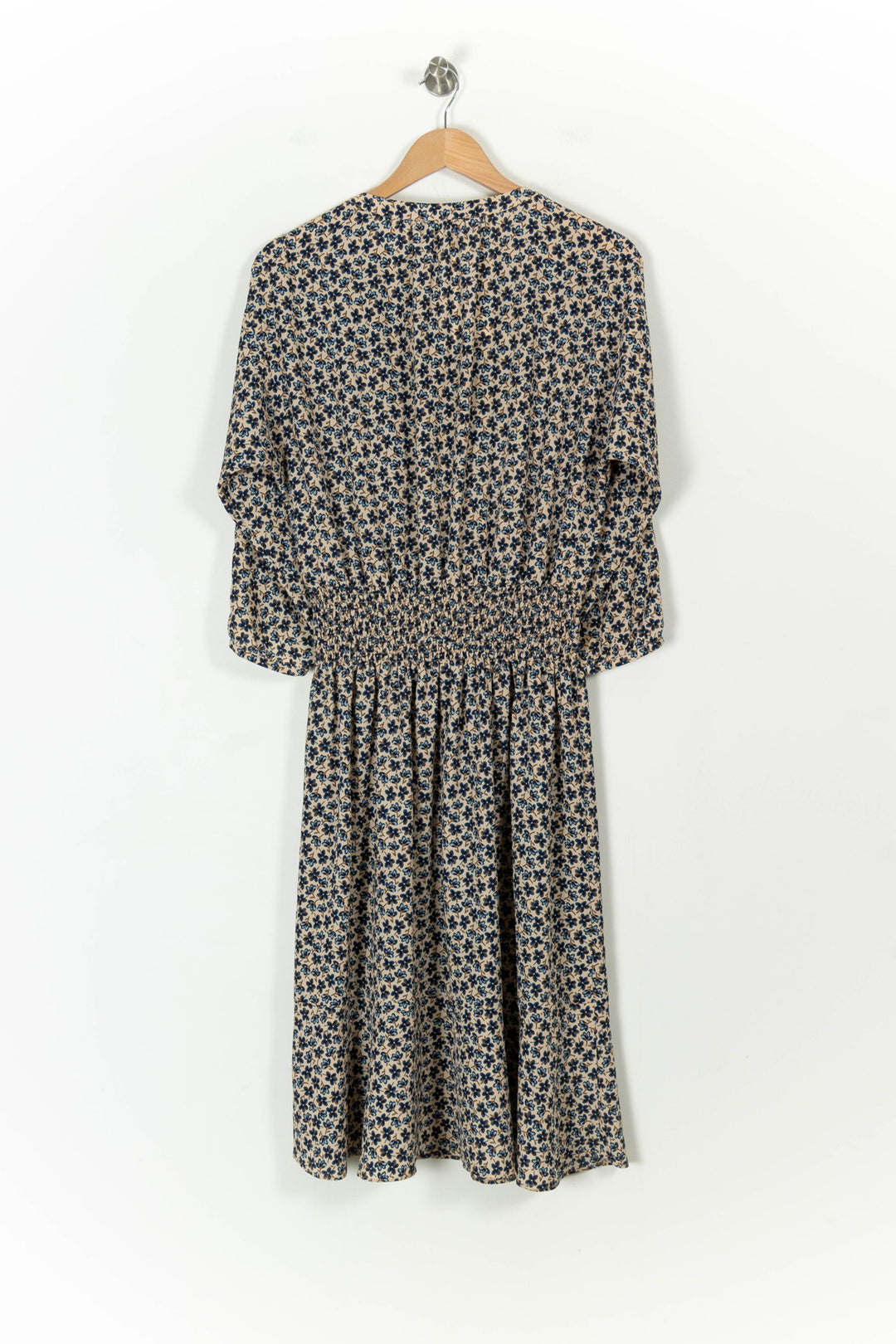 Robe Longue Beige et Bleue - Taille XL/42 de la marque Gerard Darel | PARAD107537 - Vendu par Paradigme - Image 4