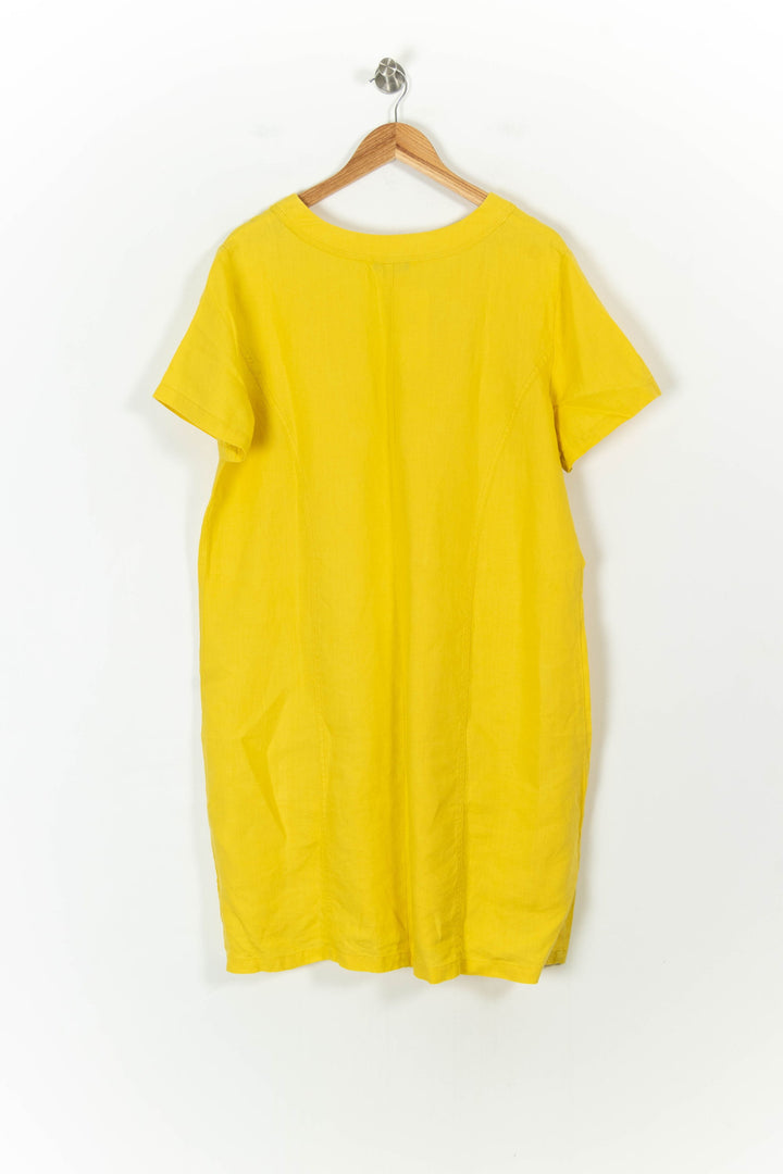 Robe Courte Jaune - Taille XXXL/46 de la marque Maison 123 | PARAD107539 - Vendu par Paradigme - Image 4