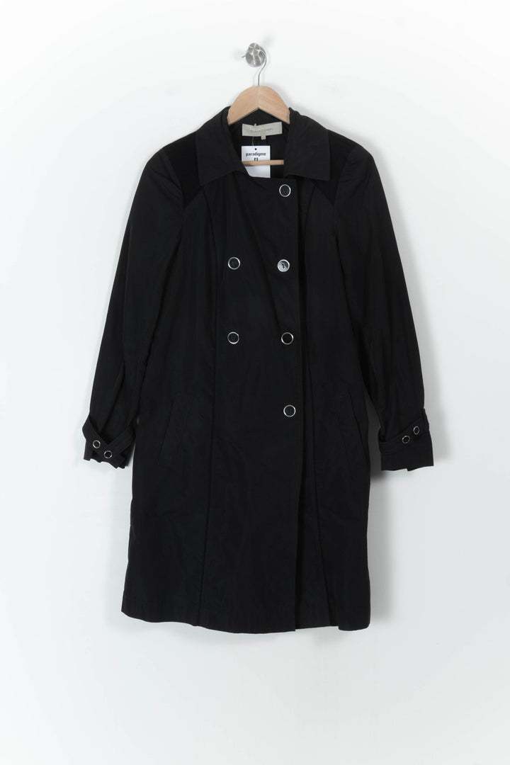 Trench Noir - Taille XL/42 de la marque Gerard Darel | PARAD107540 - Vendu par Paradigme - Image 2