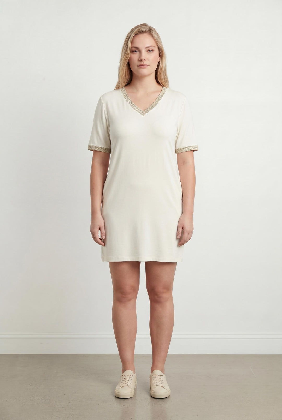 Robe T-shirt Beige - Taille XXXL/46 de la marque Gerard Darel | PARAD107545 - Vendu par Paradigme - Image 1