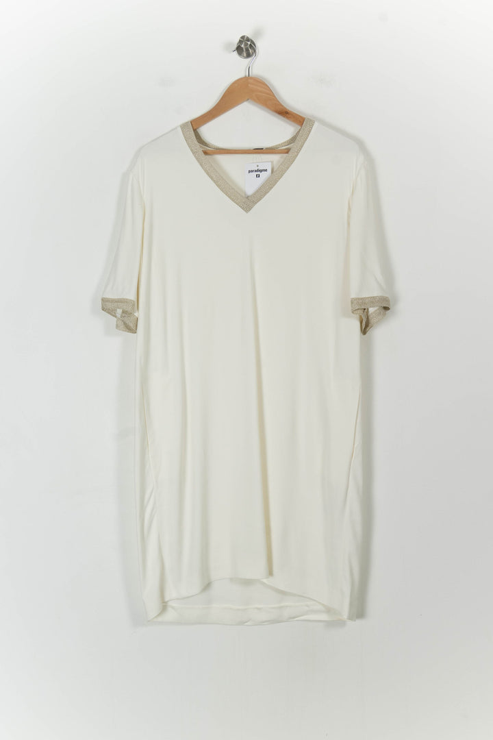 Robe T-shirt Beige - Taille XXXL/46 de la marque Gerard Darel | PARAD107545 - Vendu par Paradigme - Image 2