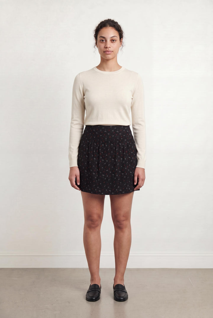 Jupe Courte Noire et Blanche - Taille L/40 de la marque Comptoir des Cotonniers | PARAD107546 - Vendu par Paradigme - Image 1