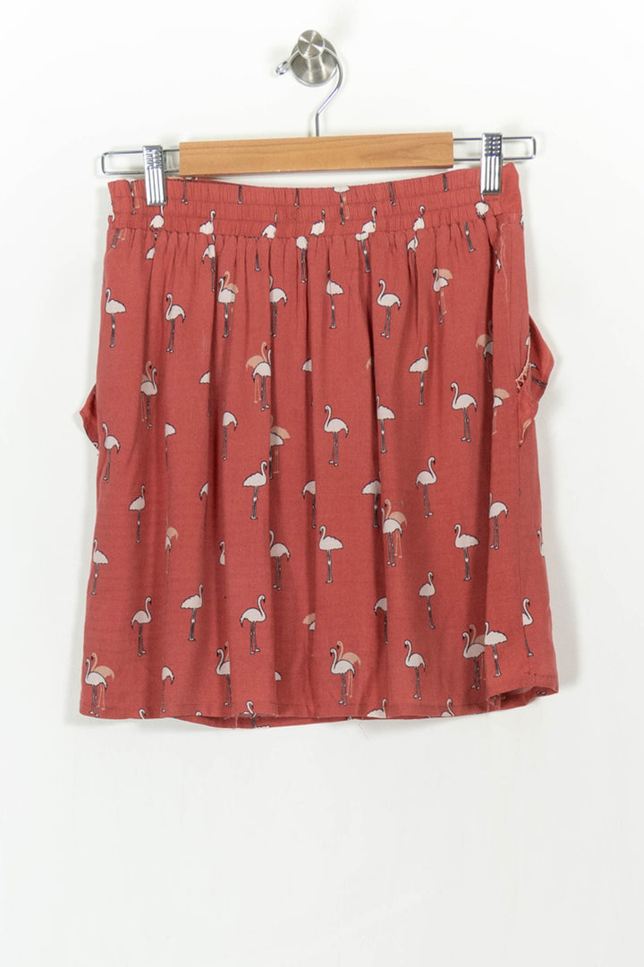 Jupe Courte Rouge - Taille S/36 de la marque Grace & Mila | PARAD107550 - Vendu par Paradigme - Image 4