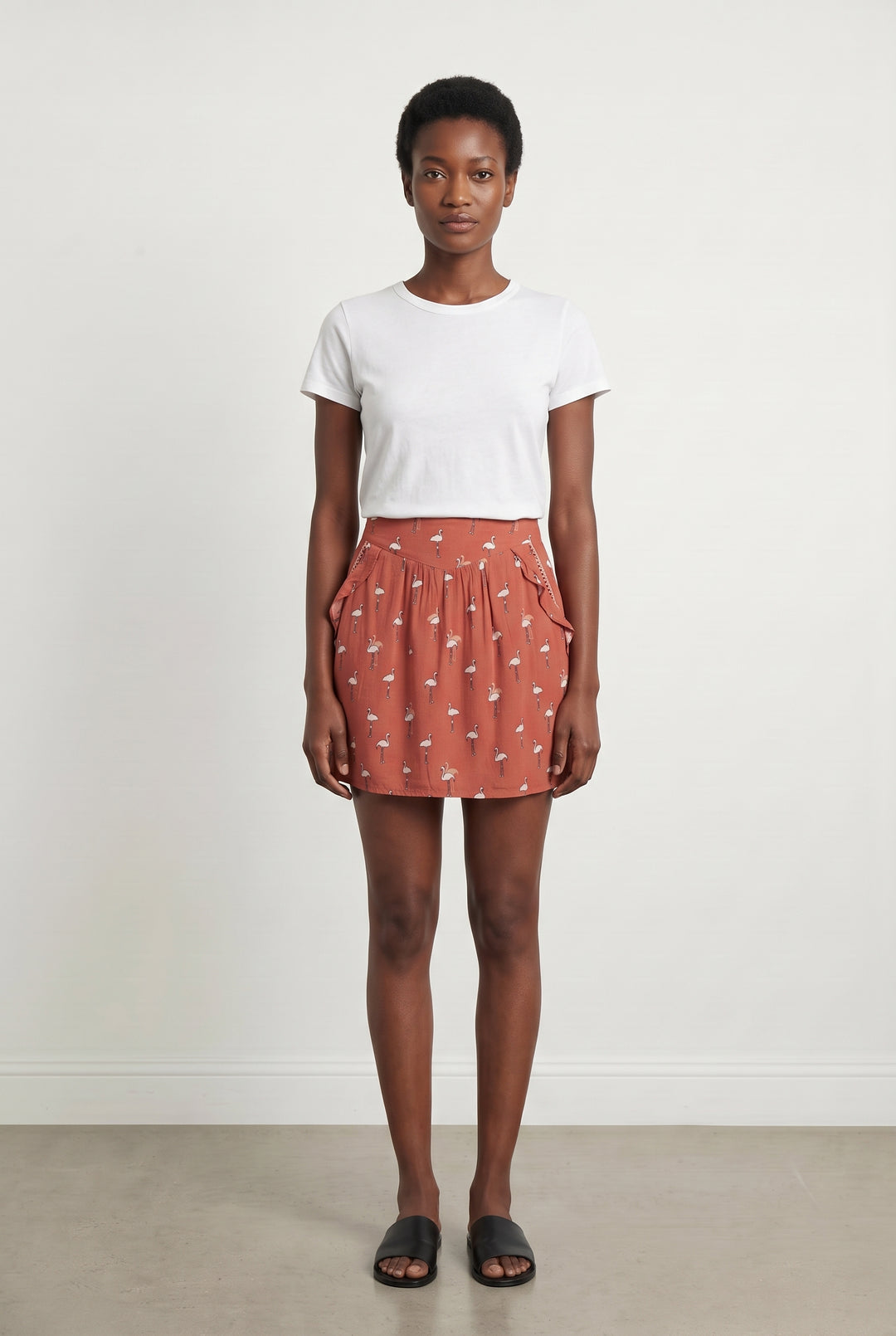 Jupe Courte Rouge - Taille S/36 de la marque Grace & Mila | PARAD107550 - Vendu par Paradigme - Image 1