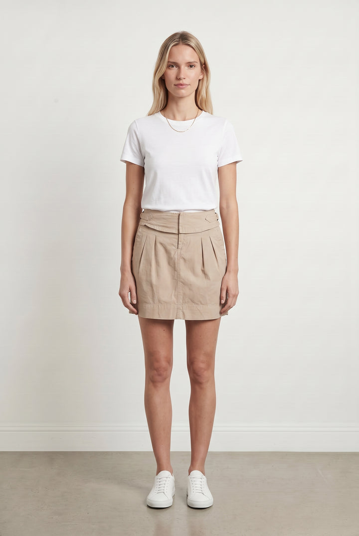 Jupe Courte Beige - Taille S/36 de la marque Comptoir des Cotonniers | PARAD107551 - Vendu par Paradigme - Image 1