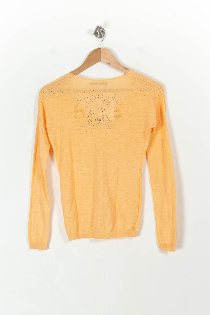 Pull Orange - Taille S/36 de la marque IKKS | PARAD107554 - Vendu par Paradigme - Image 4