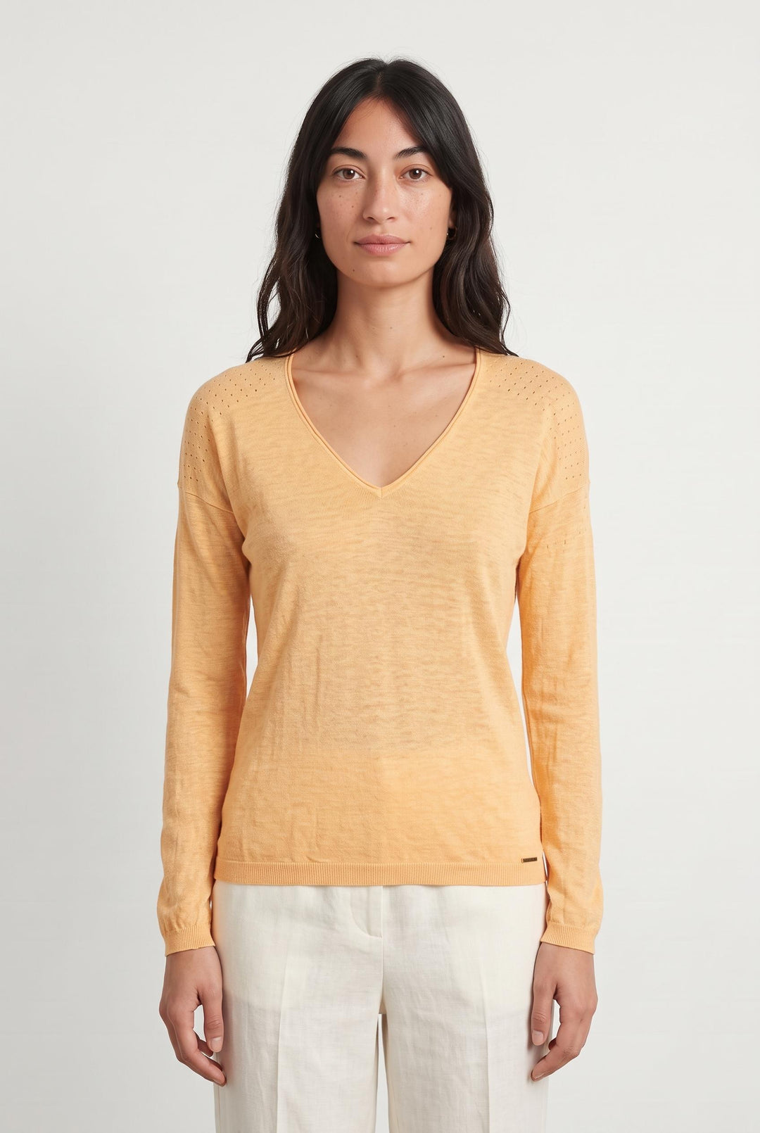 Pull Orange - Taille S/36 de la marque IKKS | PARAD107554 - Vendu par Paradigme - Image 1