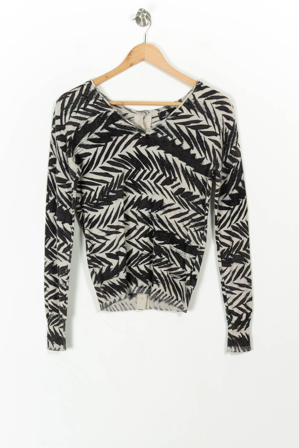 Pull Noir et Beige - Taille XS/34 de la marque One Step | PARAD107559 - Vendu par Paradigme - Image 2