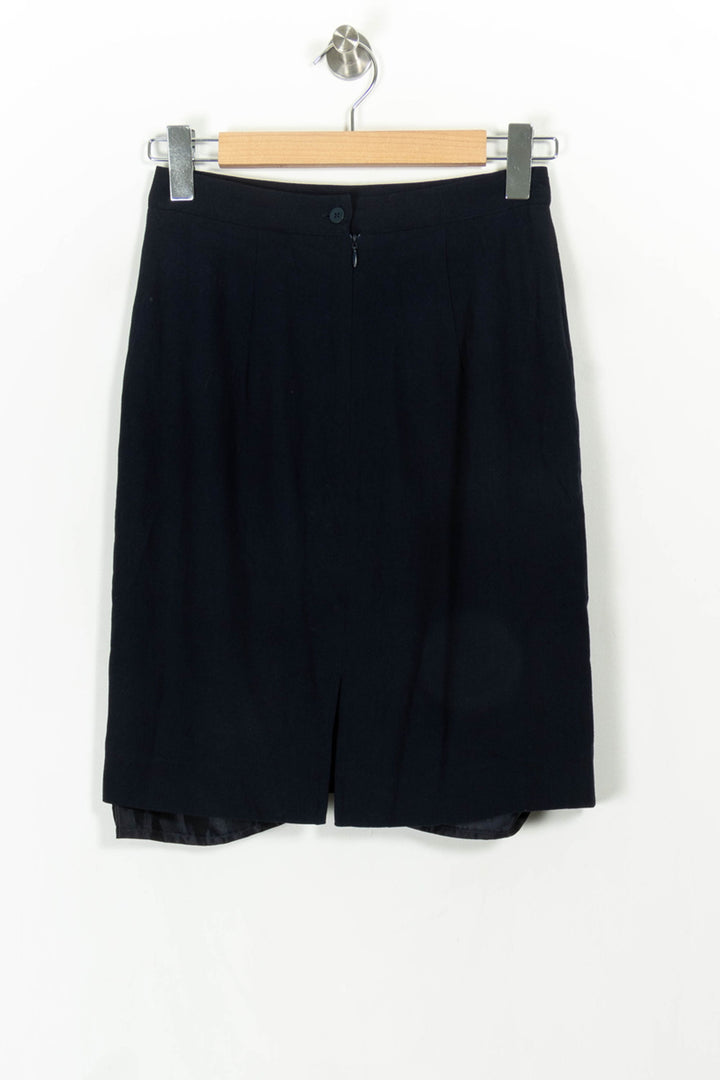 Jupe Droite Bleue - Taille L/40 de la marque Rodier | PARAD107560 - Vendu par Paradigme - Image 4