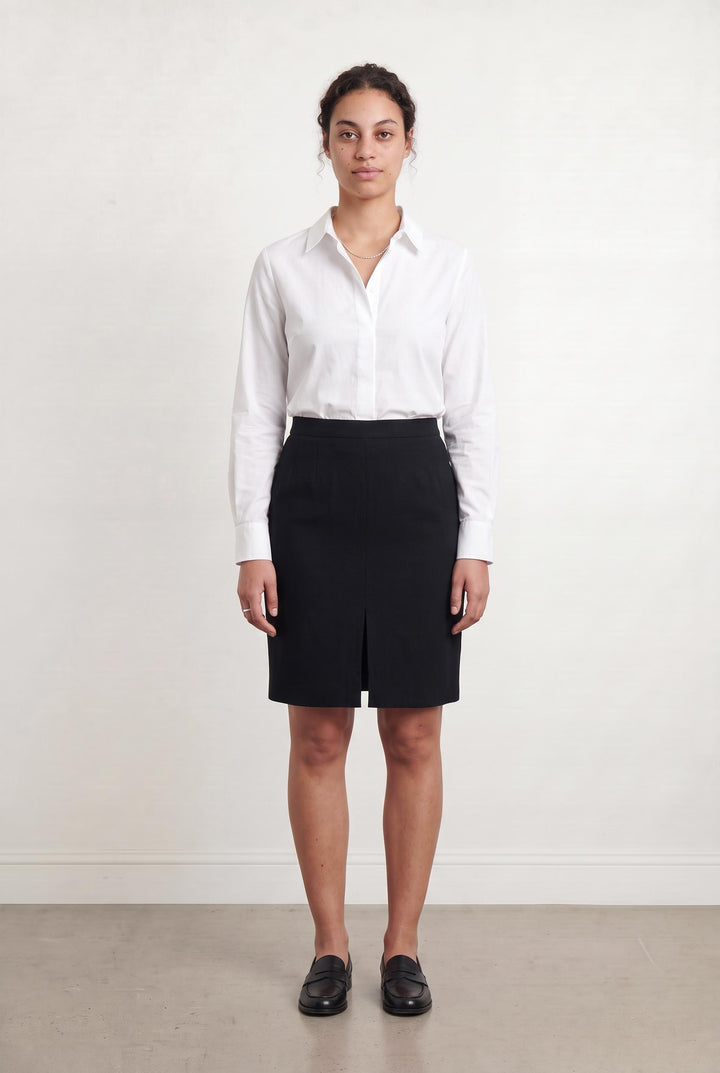 Jupe Droite Bleue - Taille L/40 de la marque Rodier | PARAD107560 - Vendu par Paradigme - Image 1