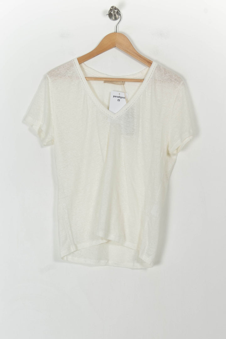Tee-shirt Beige - Taille L/40 de la marque Vanessa Bruno | PARAD107562 - Vendu par Paradigme - Image 2