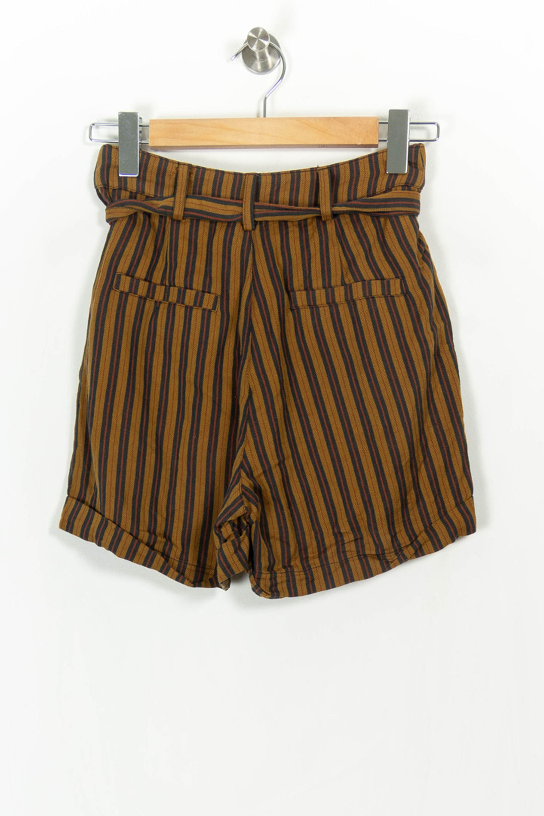 Short Rayé Marron et Noir - Taille XS/34 de la marque Ekyog | PARAD107565 - Vendu par Paradigme - Image 4