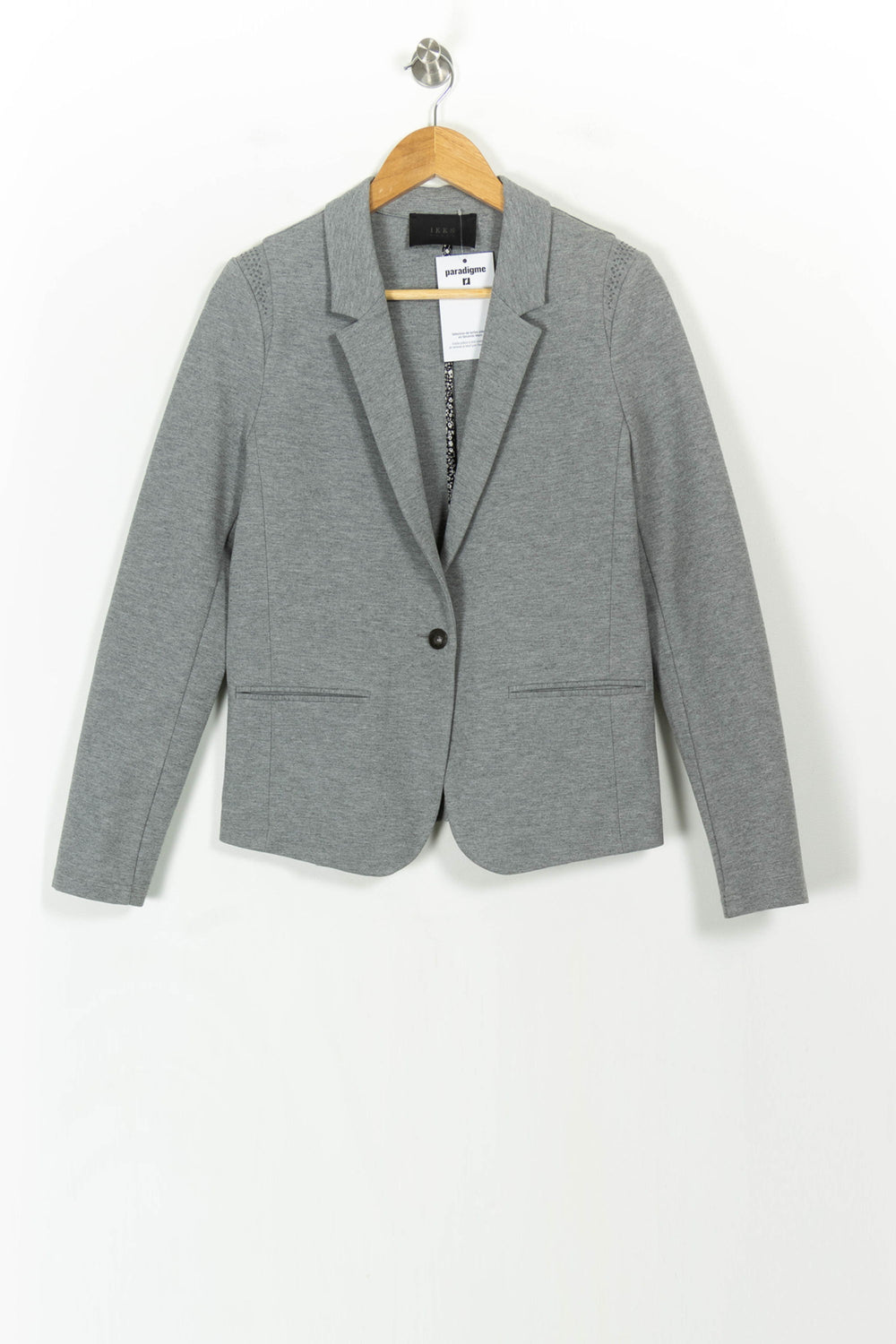 Blazer Gris - Taille XL/42 de la marque IKKS | PARAD107569 - Vendu par Paradigme - Image 2