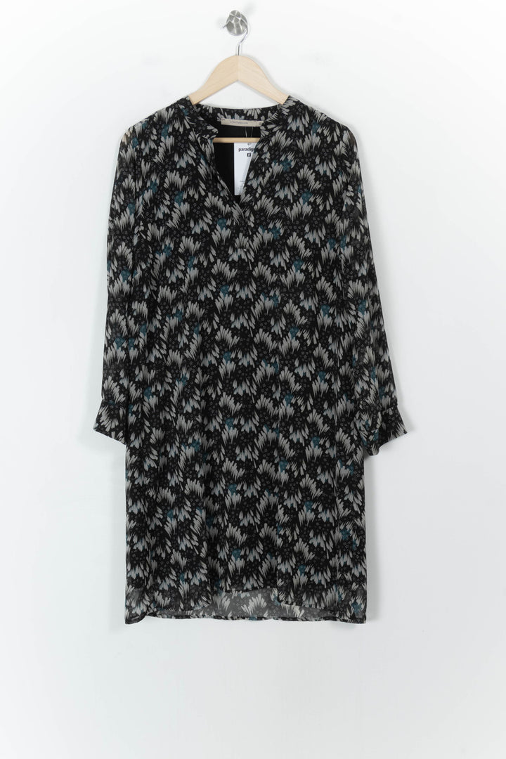 Robe Noire et Grise - Taille L/40 de la marque La Fée Maraboutée | PARAD107575 - Vendu par Paradigme - Image 2