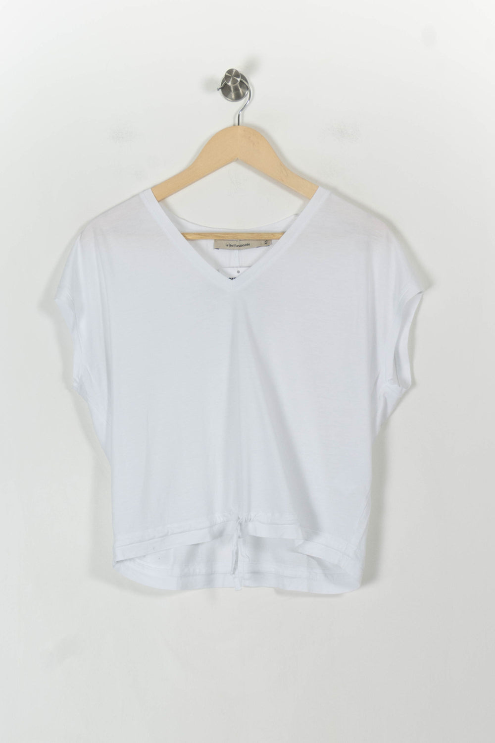 Tee-shirt Blanc - Taille XS/34 de la marque La Fée Maraboutée | PARAD107576 - Vendu par Paradigme - Image 2