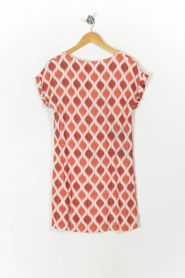 Robe Rouge et Blanche - Taille S/36 de la marque La Fée Maraboutée | PARAD107577 - Vendu par Paradigme - Image 4