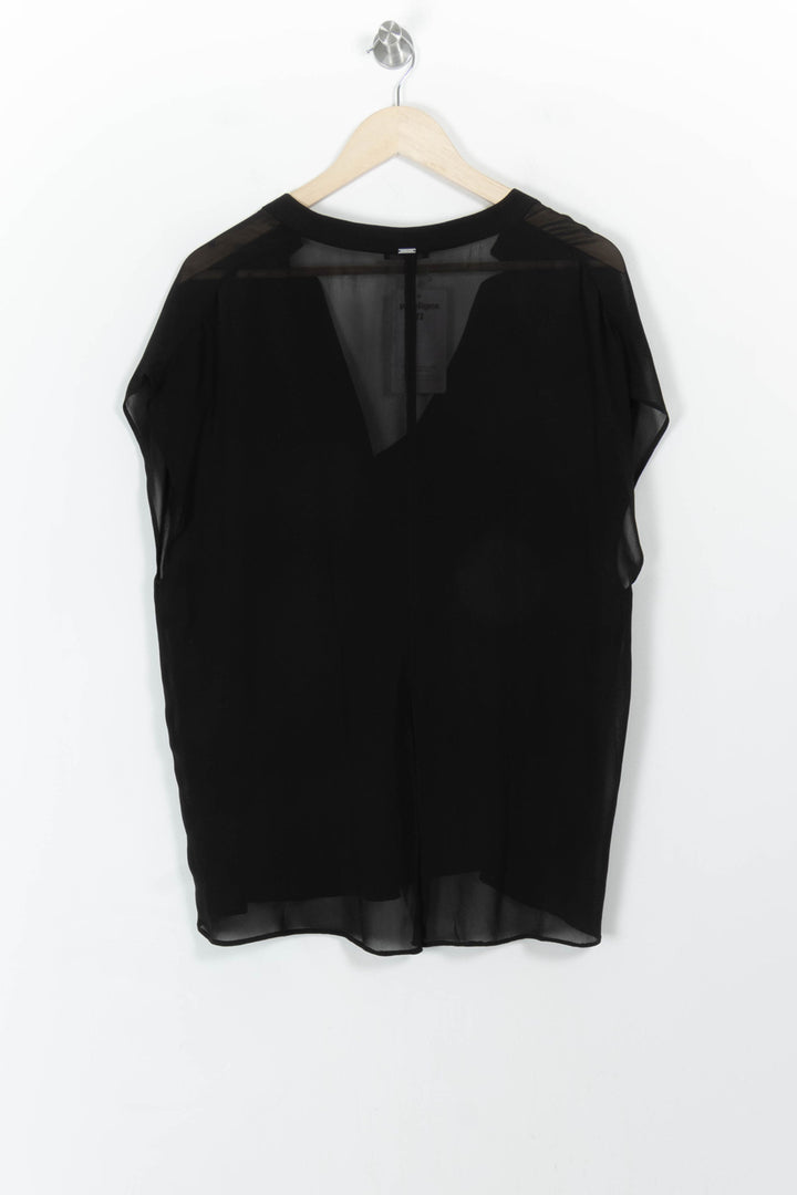 Blouse Noire - Taille L/40 de la marque IKKS | PARAD107579 - Vendu par Paradigme - Image 4