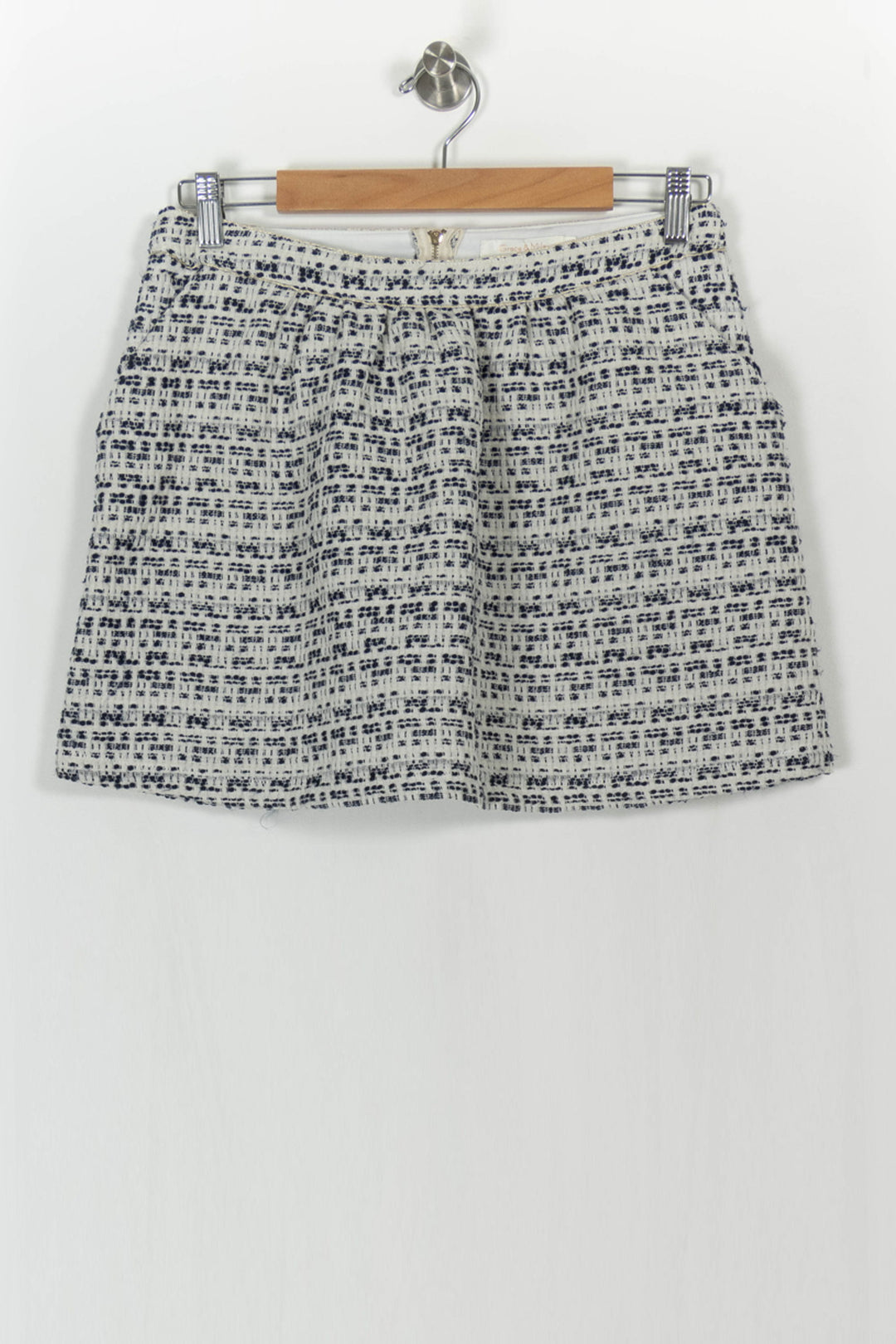 Jupe Courte Blanche et Noire - Taille L/40 de la marque Grace & Mila | PARAD107586 - Vendu par Paradigme - Image 2