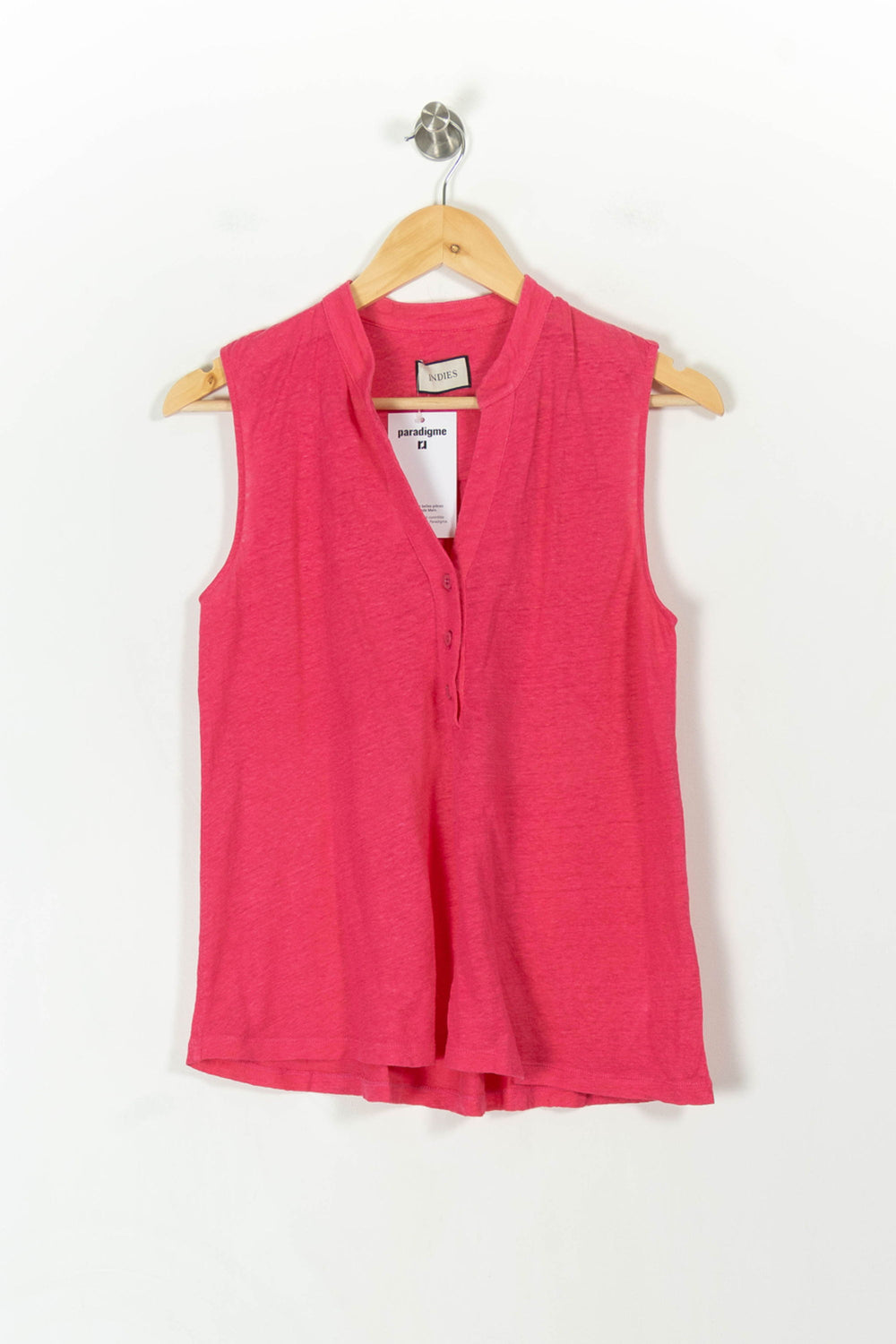 Débardeur Rose - Taille S/36 de la marque Indies | PARAD107601 - Vendu par Paradigme - Image 2