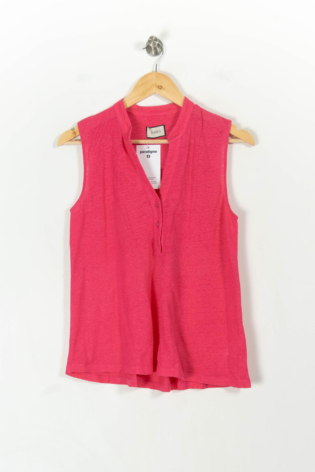 Débardeur Rose - Taille S/36 de la marque Indies | PARAD107601 - Vendu par Paradigme - Image 2