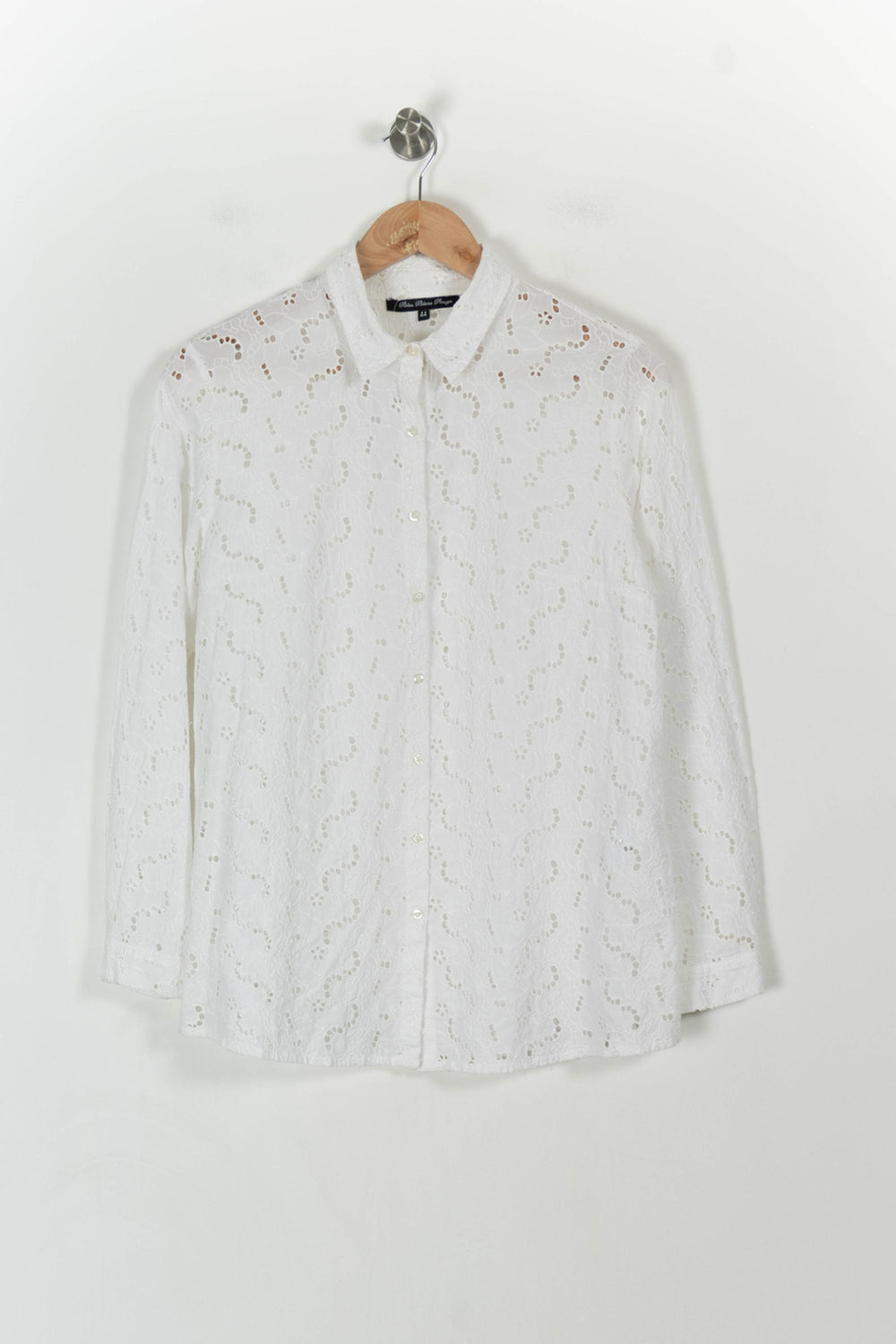 Chemise Brodée Blanche - Taille XXL/44 de la marque Bleu Blanc Rouge | PARAD107602 - Vendu par Paradigme - Image 2