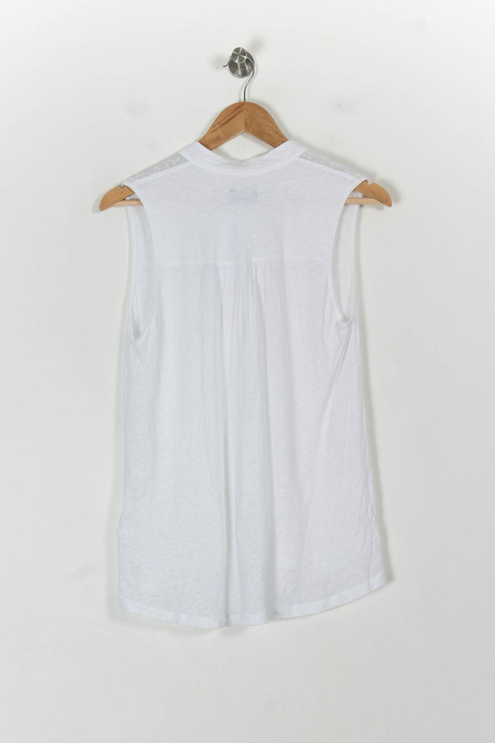 Blouse Blanche - Taille S/36 de la marque Indies | PARAD107609 - Vendu par Paradigme - Image 4