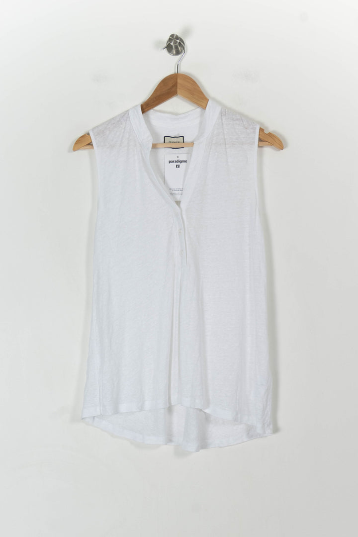 Blouse Blanche - Taille S/36 de la marque Indies | PARAD107609 - Vendu par Paradigme - Image 2