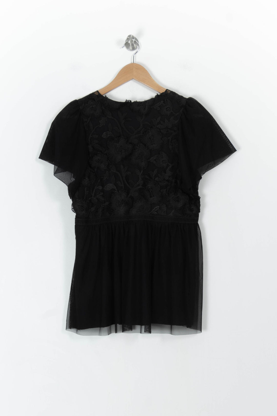 Blouse Noire - Taille XL/42 de la marque Indies | PARAD107612 - Vendu par Paradigme - Image 4