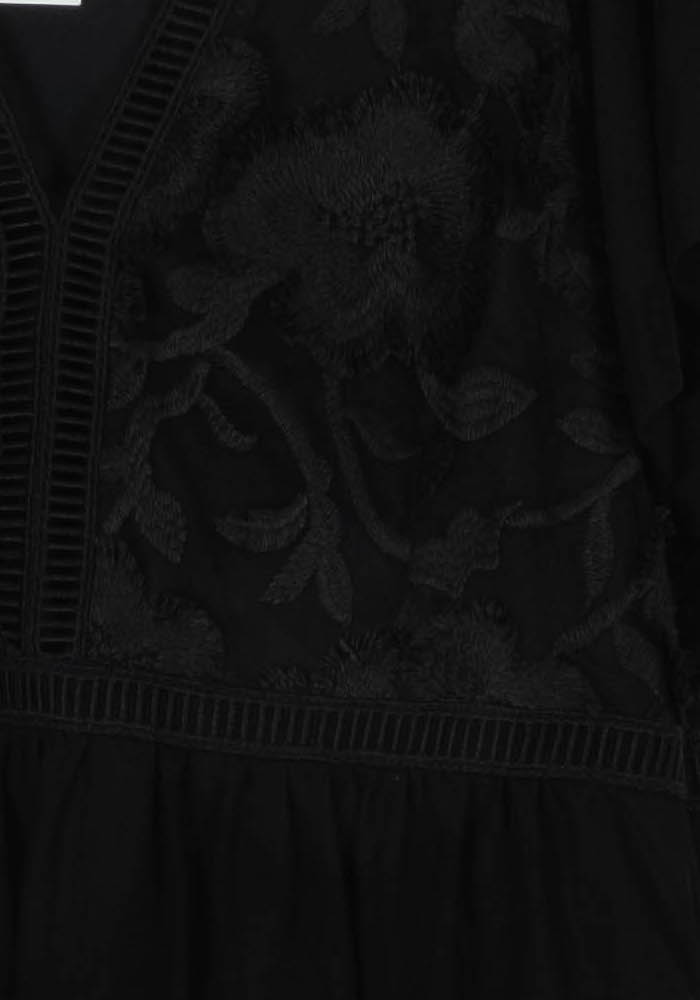 Blouse Noire - Taille XL/42 de la marque Indies | PARAD107612 - Vendu par Paradigme - Image 3
