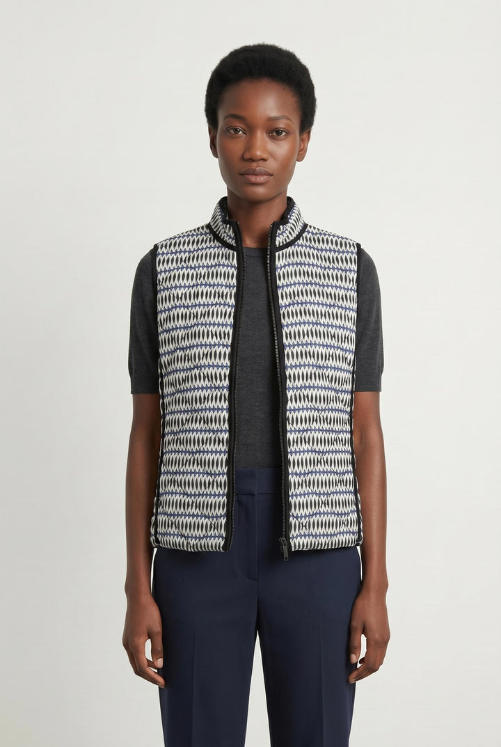 Gilet Sans Manches Blanc et Bleu - Taille M/38 de la marque Bleu Blanc Rouge | PARAD107616 - Vendu par Paradigme - Image 1