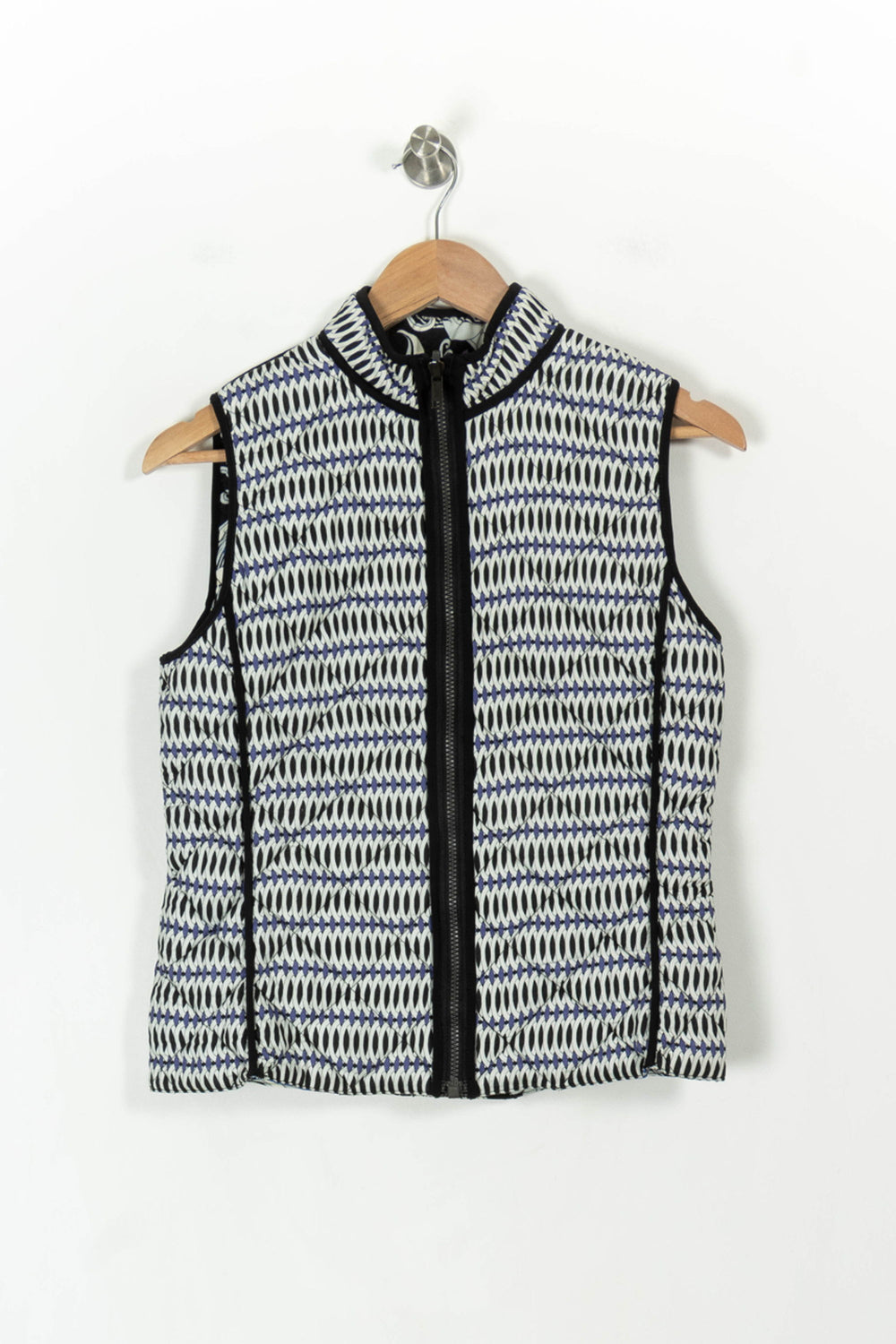 Gilet Sans Manches Blanc et Bleu - Taille M/38 de la marque Bleu Blanc Rouge | PARAD107616 - Vendu par Paradigme - Image 2
