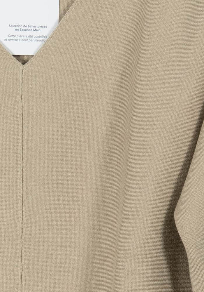 Pull Beige - Taille XXXL/46 de la marque Indies | PARAD107622 - Vendu par Paradigme - Image 3