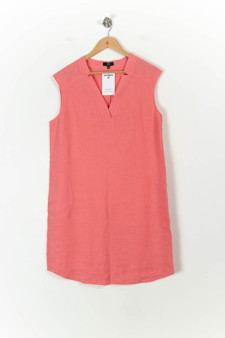 Robe Sans Manches Rose - Taille XXL/44 de la marque Maison 123 | PARAD107624 - Vendu par Paradigme - Image 2