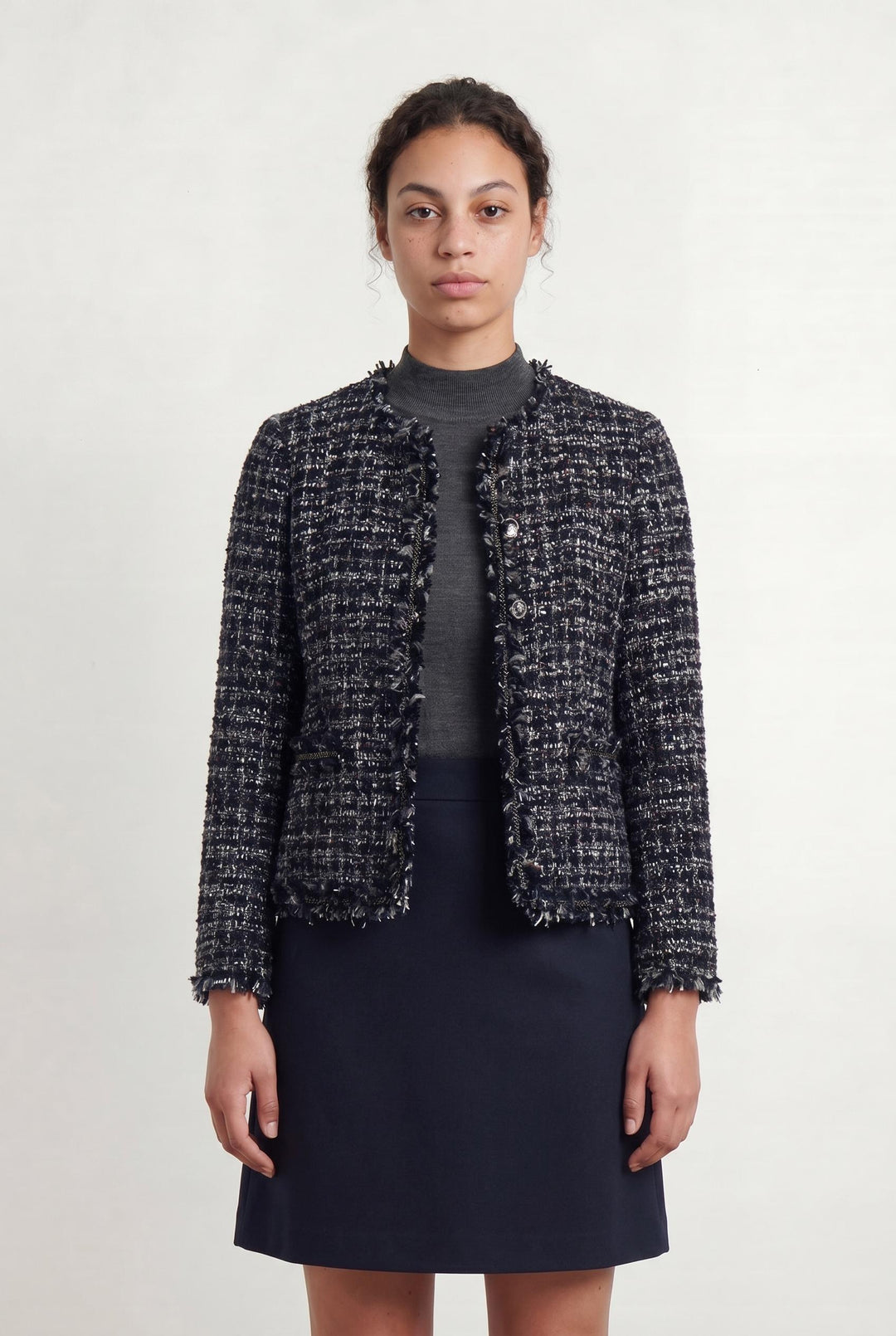 Veste Bleue et Noire - Taille L/40 de la marque Gerard Darel | PARAD107625 - Vendu par Paradigme - Image 1