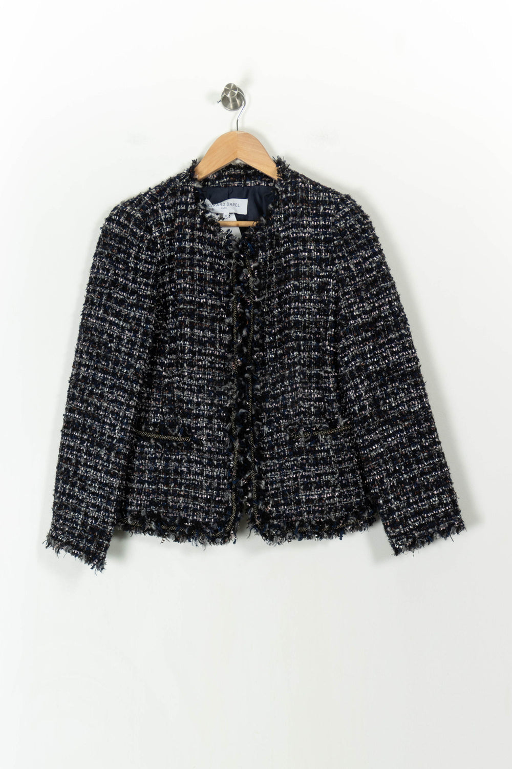 Veste Bleue et Noire - Taille L/40 de la marque Gerard Darel | PARAD107625 - Vendu par Paradigme - Image 2