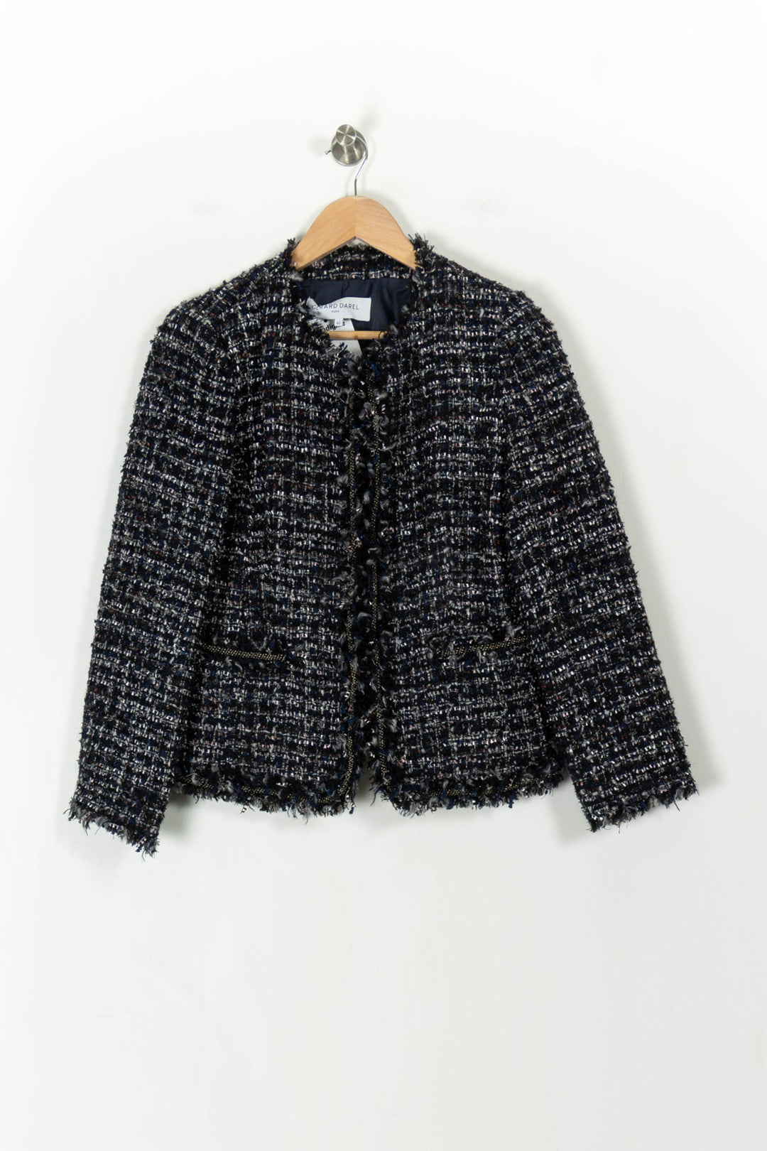 Veste Bleue et Noire - Taille L/40 de la marque Gerard Darel | PARAD107625 - Vendu par Paradigme - Image 2