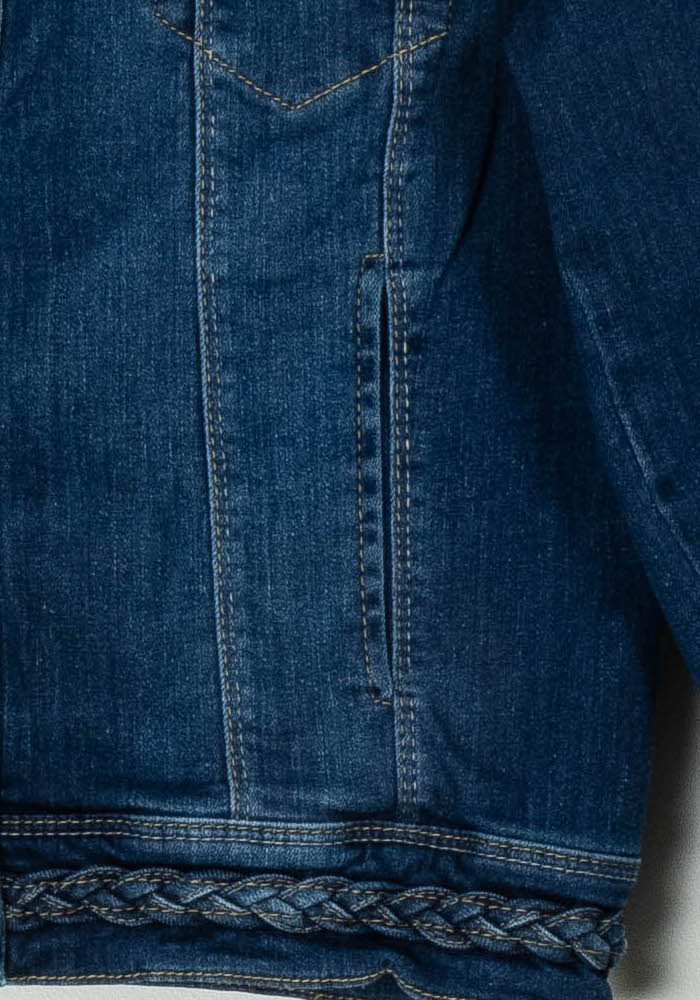 Veste en Jean Bleue - Taille M/38 de la marque Bleu Blanc Rouge | PARAD107629 - Vendu par Paradigme - Image 3
