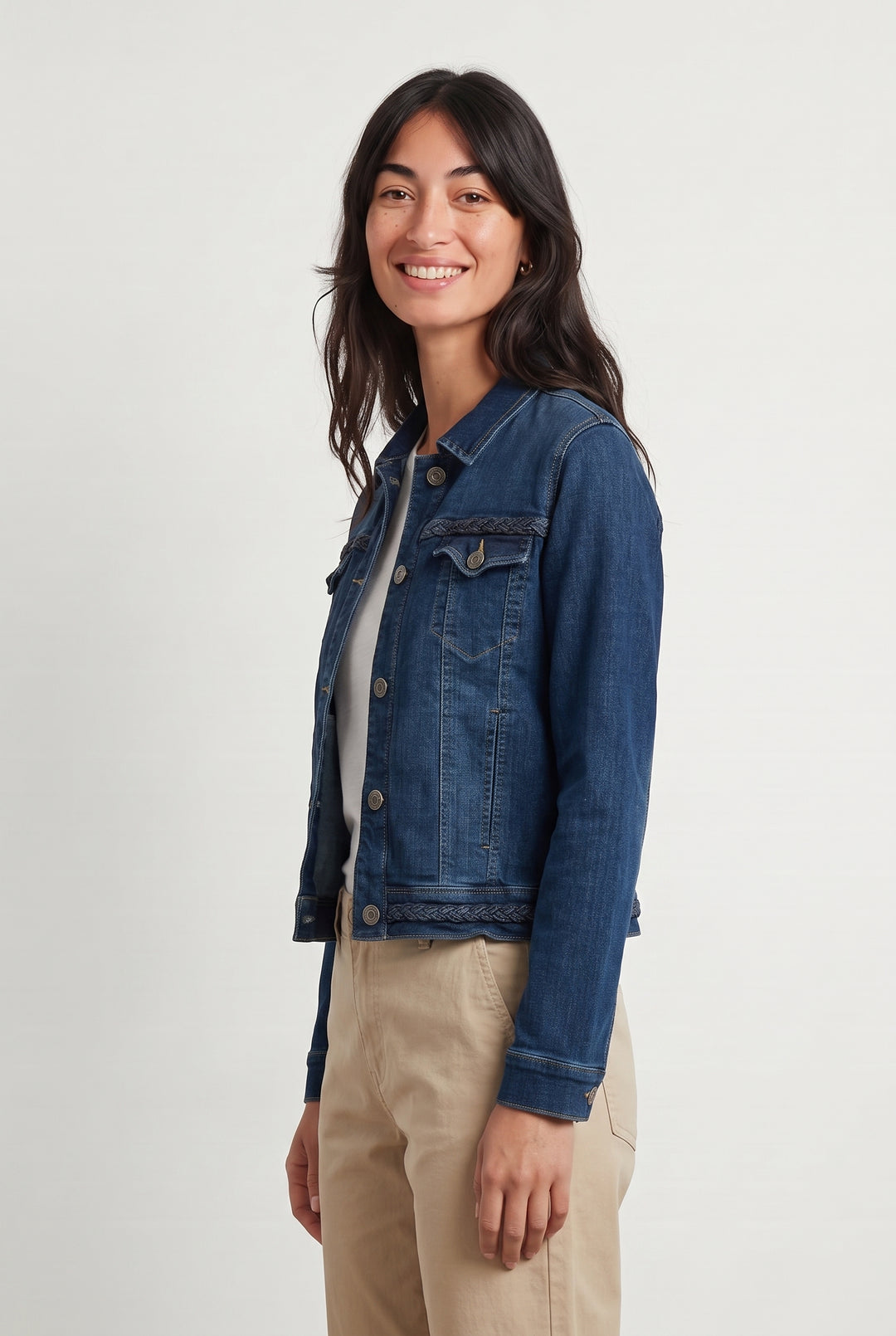 Veste en Jean Bleue - Taille M/38 de la marque Bleu Blanc Rouge | PARAD107629 - Vendu par Paradigme - Image 1